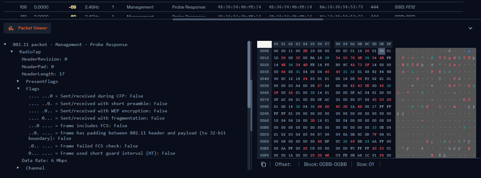 wifi packet