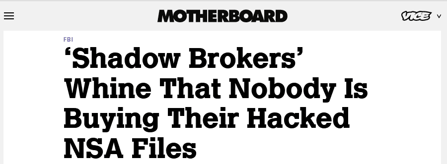 the shadow brokers
