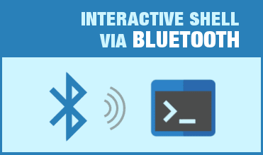 Interactive Shell via Bluetooth