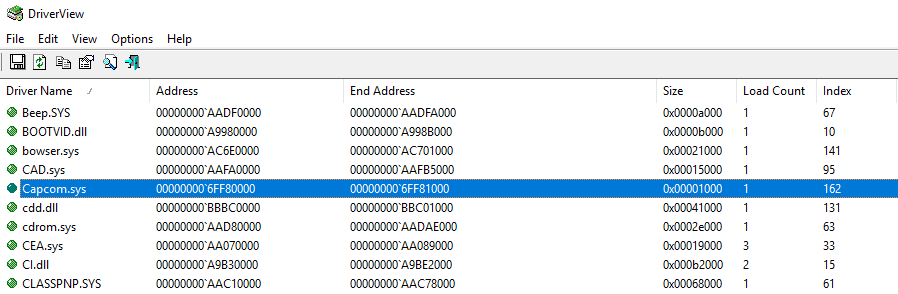 driver load view