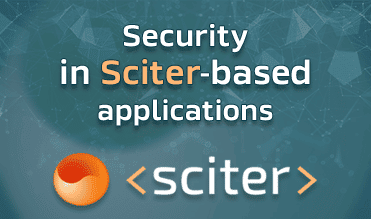 Seguridad en aplicaciones basadas en SCITER