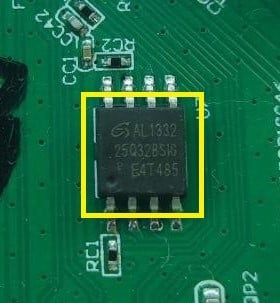 hardware GigaDevice GD25Q32B 8-pin flash memory