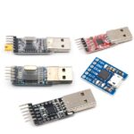 Vista de un conversor USB-UART