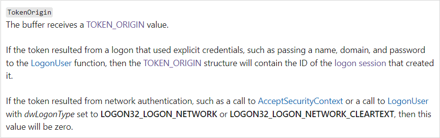 TokenOrigin description